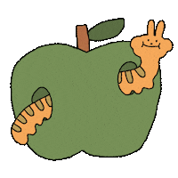 elizayoungillustration hungry eating munch elizayoung Sticker