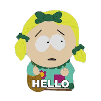 Hand Wave Greeting Sticker by South Park