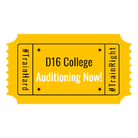 Train Hard Sticker by dpadreams