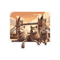 Wolffkraftwolf london the pack epc ldf Sticker