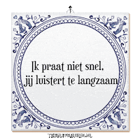 Humor Afleiding Sticker by Tegelspreuken.nl