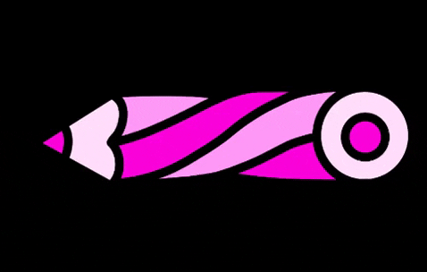 dubhacks giphygifmaker pink artist pencil GIF