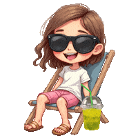 Summer Beach Sticker