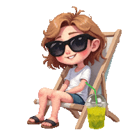 Summer Beach Sticker