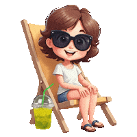 Summer Beach Sticker