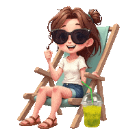 Summer Beach Sticker