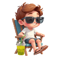 Summer Beach Sticker