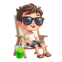 Summer Beach Sticker