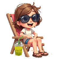 Summer Beach Sticker