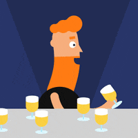 Animaak music animation friends beer GIF