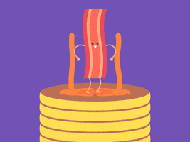 Pancake Day Loop GIF by James Curran