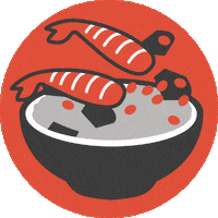 Fish Bar Sticker by Barfuesser