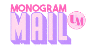Monogram Happymail Sticker by UnitedMonograms