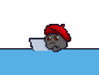 Frustrated Pixel Art Sticker by Potatozzz by 9GAG
