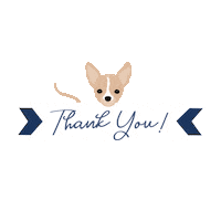 Banner Thank You Sticker by Pineapple Pear Design