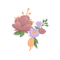 Flower Leaves Sticker