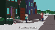 snow speaking GIF by South Park 