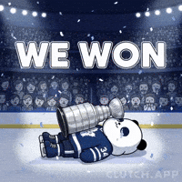 Toronto Maple Leafs Panda GIF by Kanpai Pandas