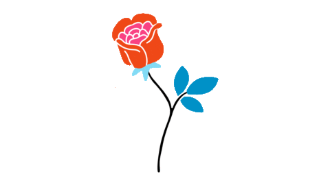 Flower Love Sticker by Mirjam Debets