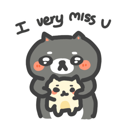 Miss U Sticker