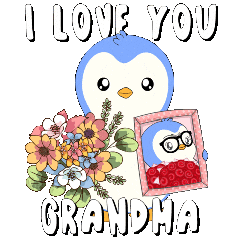 Penguin Thank You Sticker by Pudgy Penguins