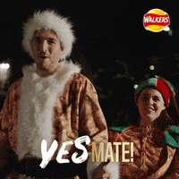 Christmas Carol Yes GIF by Walkers Crisps
