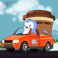 Good Morning Coffee GIF by Pudgy Penguins