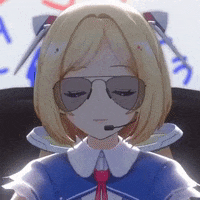 Glasses Hololive GIF