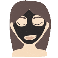 Mask Self Care Sticker by Belkis Barajas