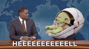 Snl Baby Yoda GIF by Saturday Night Live
