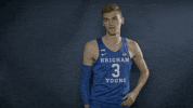 Byu Basketball Gocougs GIF by BYU Cougars
