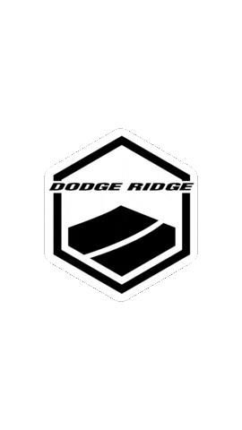 DodgeRidge snow ski snowboard dodge Sticker