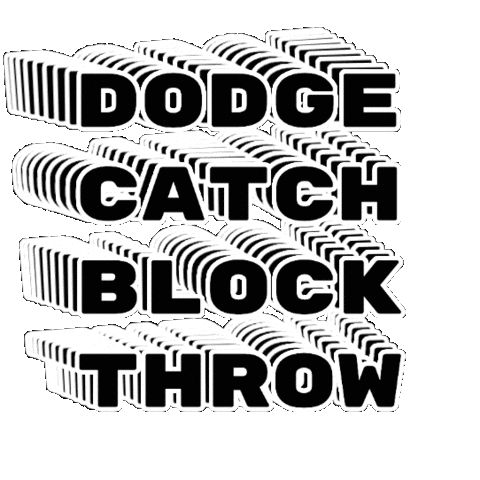 swissdodgeball catch throw block dodge Sticker