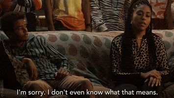 Dont Know Reaction GIF by grown-ish