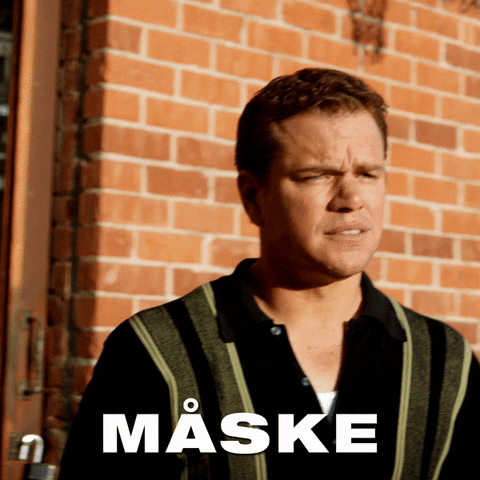 Nordisk_Film_vielskerfilm film fox maybe matt damon GIF