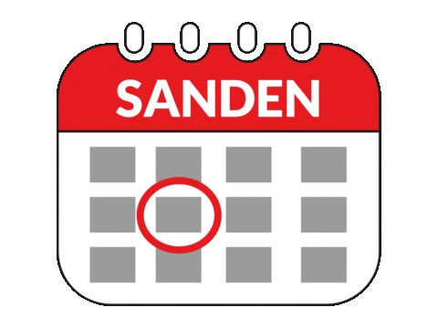 Kalender Sticker by Sanden Treningssenter