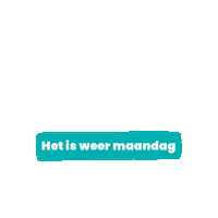 Dag Huisstijl Sticker by Buro Eef  •  grafisch ontwerper