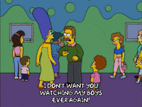 marge simpson todd flanders GIF