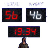 46 Away Sticker