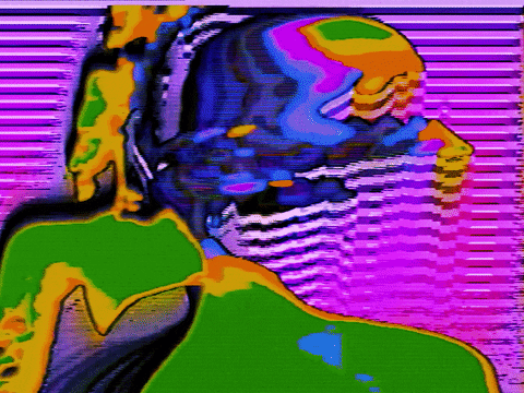 Sci-Fi Glitch GIF