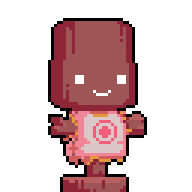 Happy Pixel Sticker by Dummy Dojo