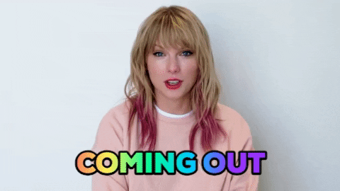 paperscout giphygifmaker taylor swift coming out GIF