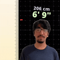 6' 9"