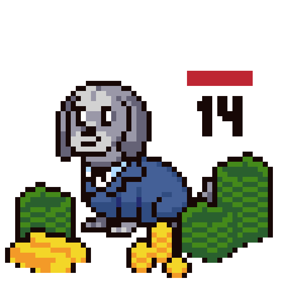 April 15 Money Sticker by Abstract HotDogs