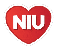 Heart Love Sticker by Northern Illinois University