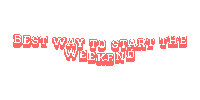 Bestwaytostarttheweekend Sticker by Indigo Floor | DHT Bedrijfsvloeren