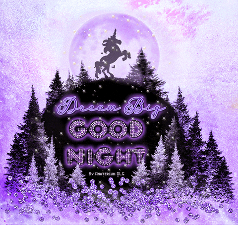 Anaterium giphyupload moon purple good night GIF