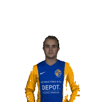 blauwgeel football voetbal veghel zaterdagvoetbal Sticker