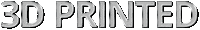 3D Type Sticker by youmawo