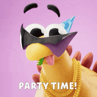 Party Time Buzzing GIF by Claynosaurz